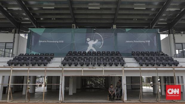 Kompleks GBK baru diserahterimakan INASGOC kepada INAPGOC pada Jumat sore.