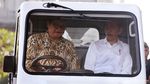 Airlangga Jadi Sopir Mobil Desa untuk Jokowi