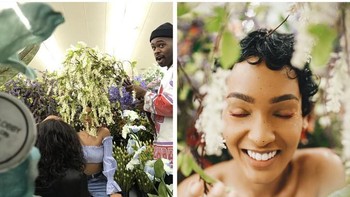 Atau bisa memanfaatkan tanaman yang merambat di dinding. Foto: Lifebuzz