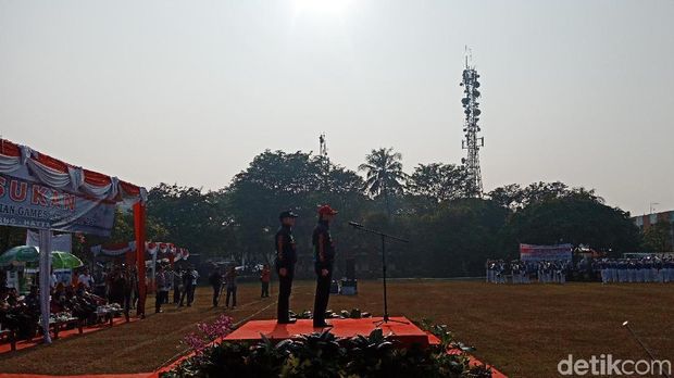Jelang Asian Games 2018, Menkum HAM Gelar Apel di Bandara Soetta
