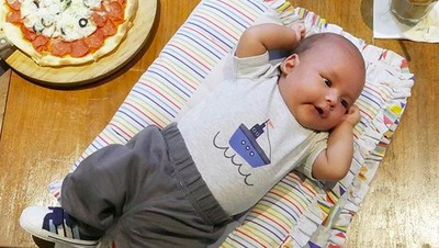 Maher, si Pipi Gembil yang Menggemaskan Anak Ridwan Ghany