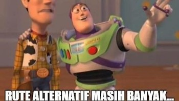 Tapi biar tidak kalang kabut di jalan, coba cari rute alternatif sebelum berangkat. Foto: Istimewa