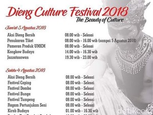 Siap-siap, Dieng Culture Festival akan Mulai Dihelat Besok