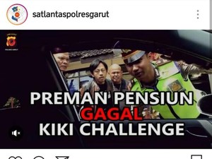 Polantas Garut & Preman Pensiun Bikin Parodi Kiki Challenge