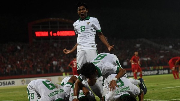 Mantap! Timnas Indonesia U-16 Cukur Vietnam