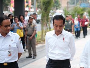 Jokowi Minta Anies Baswedan Teruskan Warisan Program Antikebanjiran