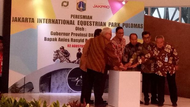  Anies meminta fasilitas ini bisa dirawat dengan baik.