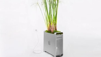 Power Mac G5 jadi pot. Foto: monsieurplant