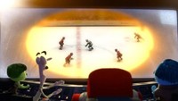 Di versi awalnya sang ayah membayangkan permainan hockey di film Inside Out. Dok. Pixar