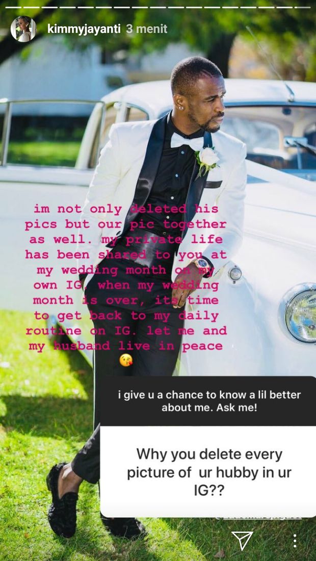 Baru Nikah, Kimmy Jayanti kok Hapus Semua Foto Greg Nwokolo?