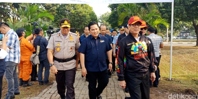Jelang Asian Games 2018, Menkum HAM Gelar Apel di Bandara Soetta Jelang Asian Games 2018, Menkum HAM Gelar Apel di Bandara Soetta