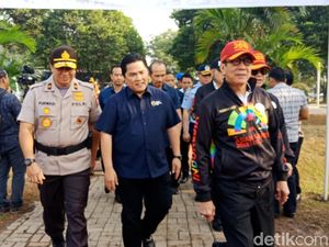 Jelang Asian Games 2018, Menkum HAM Gelar Apel di Bandara Soetta
