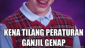 Kalau aturan ganjil genap diperluas sampai ke pejalan kaki gimana ya jadinya? Foto: Istimewa