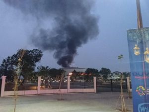 Velodrome Rawamangun Terbakar? Itu Hoax