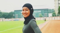 Selain itu lari juga membantu Alya Rohali menghilangkan penat. Foto: Instagram/arohali
