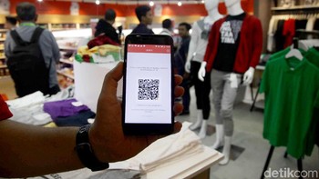 Para pembeli yang ingin berbelanja di JD.ID X harus memiliki kode QR sebagai media pembayaran.