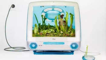 iMac saat dijadikan pot tanaman. Foto: monsieurplant