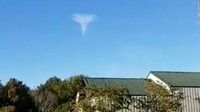 Awan berbentuk malaikat di Camden, South Carolina, Oktober 2016 (Foto: Dok. Cory Hearon via CNN)
