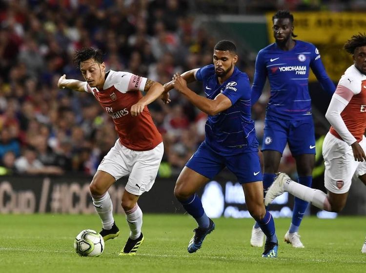 Arsenal Taklukkan Chelsea dalam Derby London ICC 2018