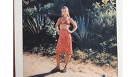 Mel yang berprofesi sebagai model memang kerap berkunjung ke berbagai destinasi pantai eksotis dunia. Ini saat dia berkunjung ke Kepulauan Balears di Spanyol. (Instagram/@amelwindsor)