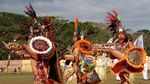 Begini Keseruan Parade Polewali Mandar Internasional Folk Art Festival