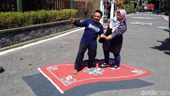 Sebuah gambar 3D di perumahan Sleman, diambil pada 3 Agustus 2018. (Foto: Ristu Hanafi/detikcom)