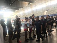 Wapres JK tinjau latihan atlet renang Asian Games