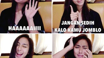 Perempuan cantik ini sempat populer di Instagram karena berbagai foto meme buatannya. Saat ini, Clay yang dulu dijuluki sebagai ratu meme aktif di Youtube sebagai Beauty Vlogger. (Foto: instagram)