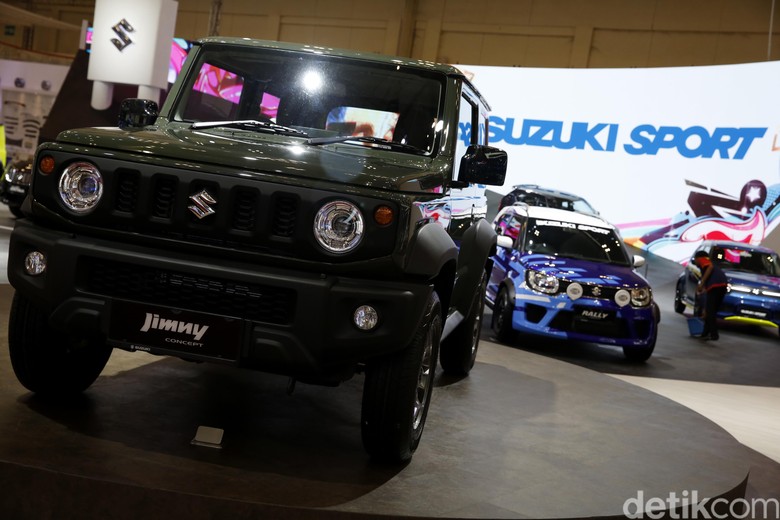 Suzuki Jimny yang sempat bikin Jokowi nostalgia. Foto: Rachman Haryanto Suzuki Jimny yang sempat bikin Jokowi nostalgia. Foto: Rachman Haryanto