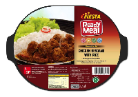 Chicken Rendang with Rice (Foto: Fiesta)