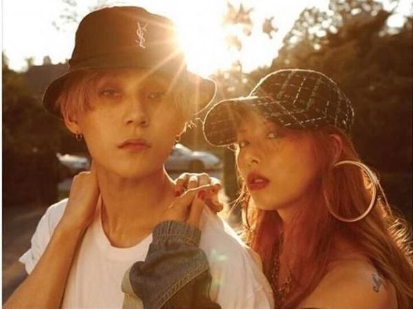 Kemesraan HyunA dan EDawn yang 2 Tahun Berpacaran