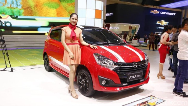 Daihatsu Ayla special edition diperlihatkan di GIIAS 2018 Foto: Rangga Rahadiansyah Daihatsu Ayla special edition diperlihatkan di GIIAS 2018 Foto: Rangga Rahadiansyah