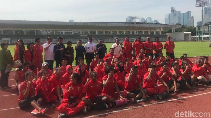 Foto: Wapres JK tinjau pelatnas atletik (Rina/detikSport) Foto: Wapres JK tinjau pelatnas atletik (Rina/detikSport)