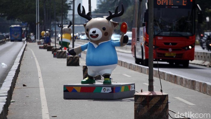 Arus Lalin Sekitar GBK Ditutup Saat Opening Ceremony Asian Games