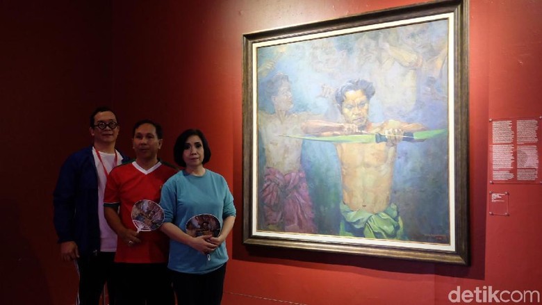Putri Henk Ngantung Terharu Lukisan Memanah Jadi Ikon Pameran Istana Putri Henk Ngantung Terharu Lukisan Memanah Jadi Ikon Pameran Istana