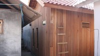 Sesuai pesan Zohri, renovasi rumah lamanya tetap mempertahankan ciri asli bangunan yang menyimpan banyak kenangan masa kecilnya. Pool/Kementerian PUPR.