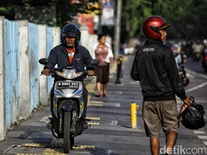 Ini Cara Dishub DKI Cegah Kasus Pemotor Pukul Pejalan di Trotoar