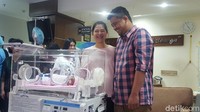 Sedah Mirah lahir lewat operasi caesar pada Rabu (1/8) lalu. Dia lahir dengan berat badan 3,4 kilogram dan panjang 49 sentimeter. (Foto: Zunita Amalia Putri/detikcom)