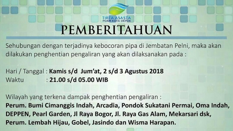 73 Gambar Air Pdam Mati 73 Gambar Air Pdam Mati