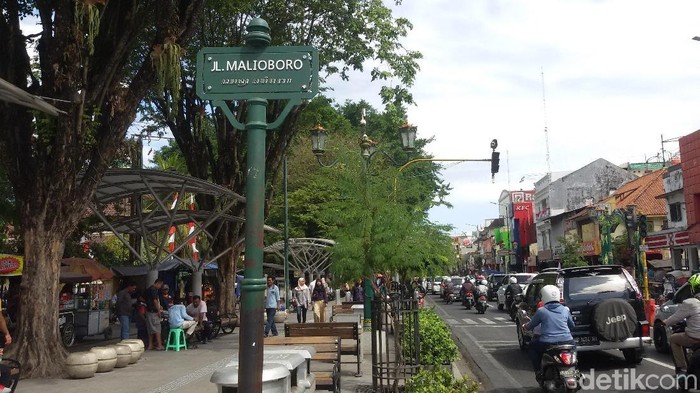 Jalan Malioboro, Yogyakarta, Jumat (3/8/2018).