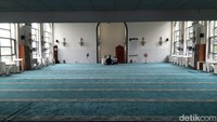 Begini keadaan ruang salat di Masjid Kaohsiung, Taiwan (Fadhly Fauzi Rachman/detikTravel) 