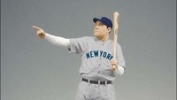 Babe Ruth. Mainan miniatur legenda base ball Babe Ruth dibuat oleh komukis McFarlane, harganya US$13,600 atau setara Rp 197 juta. destinationluxury.com/Istimewa.