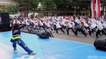 Aksi Jalan Sehat Menko PMK dan Mendikbud Sambut Asian Games 2018