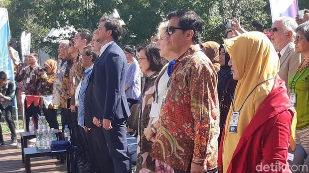 Para undangan Festival Indonesia di Moskow terdiri dari beberapa tokoh.  