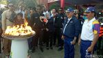 Foto: Kapolri-Panglima TNI dan Alex Noerdin Pawai Obor Asian Games