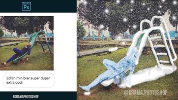 Jadi benaran dingin kan. Foto: instagram.com/drama.photoshop