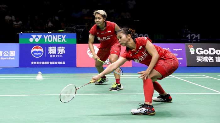 Greysia Polii/Apriyani Rahayu gagal ke final Kejuaraan Dunia Bulutangkis. (Foto: dok. PBSI) Greysia Polii/Apriyani Rahayu gagal ke final Kejuaraan Dunia Bulutangkis. (Foto: dok. PBSI)