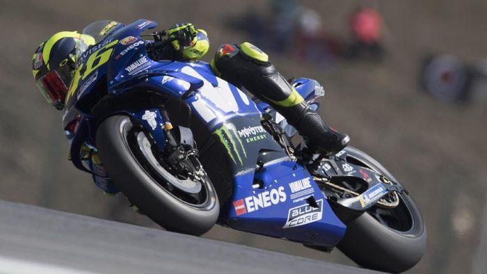 Valentino Rossi start dari posisi dua di MotoGP Ceko. (Foto: Mirco Lazzari gp/Getty Images Valentino Rossi start dari posisi dua di MotoGP Ceko. (Foto: Mirco Lazzari gp/Getty Images