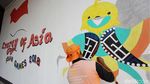 Mural Asian Games 2018 Hiasi Jalanan di Taman Mini