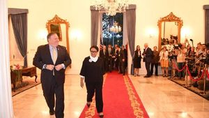 Momen Pertemuan Retno dan Menlu AS Mike Pompeo di Jakarta